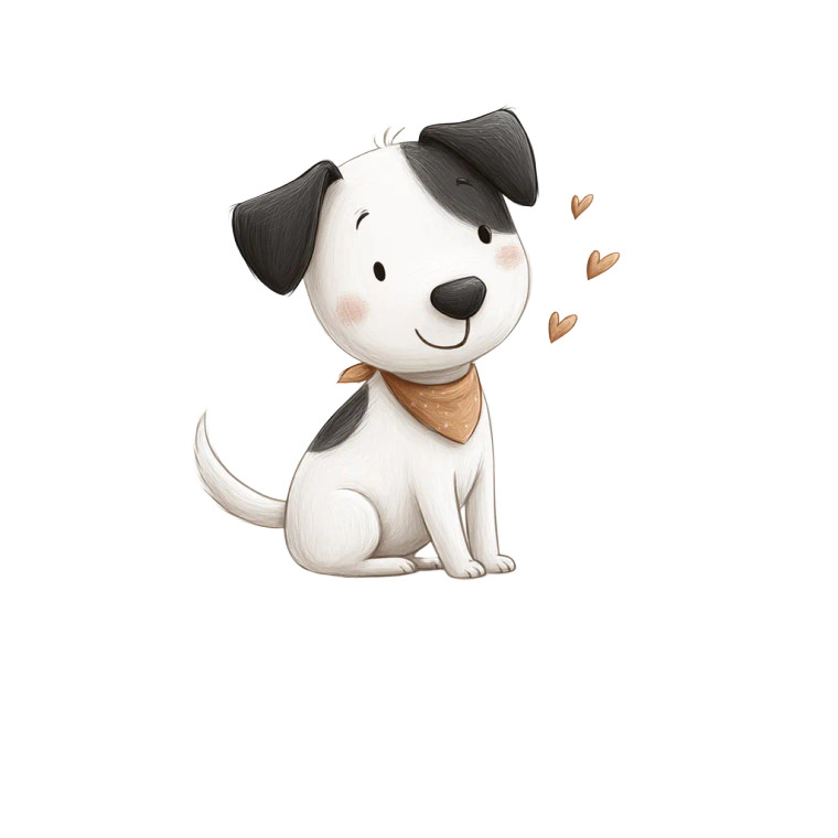 Playful Dog Sticker Vinyl Car Decal Sticker – Waterproof & UV-Resistant 