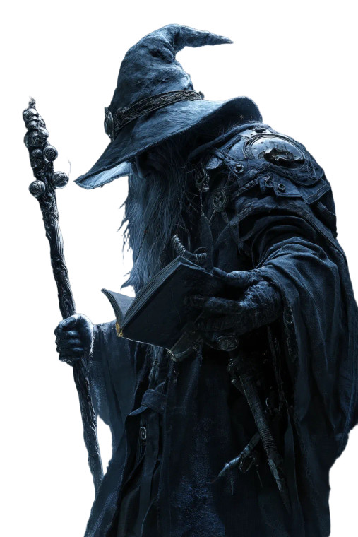 Dark Fantasy Wizard V16 Vinyl Car Decal Sticker – Waterproof & UV-Resistant 