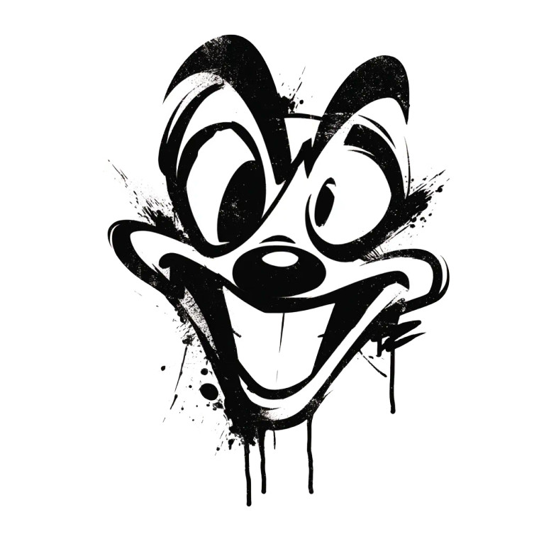 Graffiti Character Vinyl Car Decal Sticker – Waterproof & UV-Resistant 