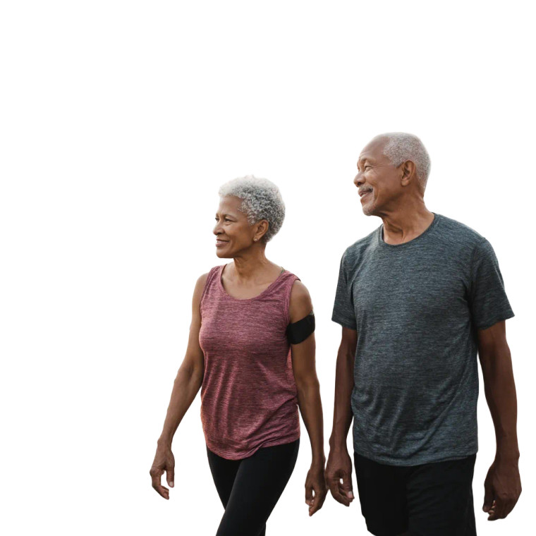 Riverside Couple Walk Vinyl Car Decal Sticker – Waterproof & UV-Resistant 