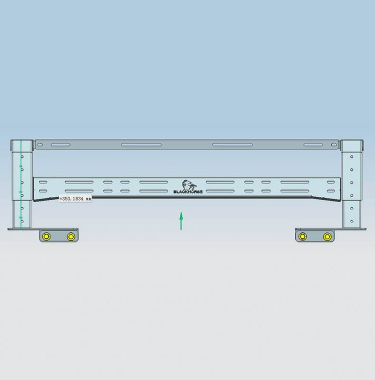 2020-2023 Various Fitment|Gladiator JT Truck Bed Bar|Rugged Style, Bolt-On, Powder Coated Steel|150lb Capacity Cross Bars, 2 LED Lights