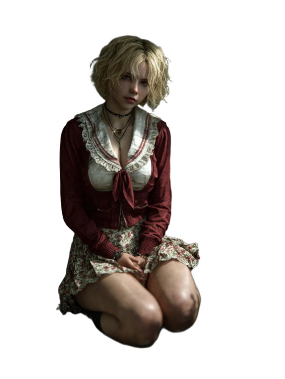 Blonde Emo Girl Vinyl Car Decal Sticker – Waterproof & UV-Resistant 