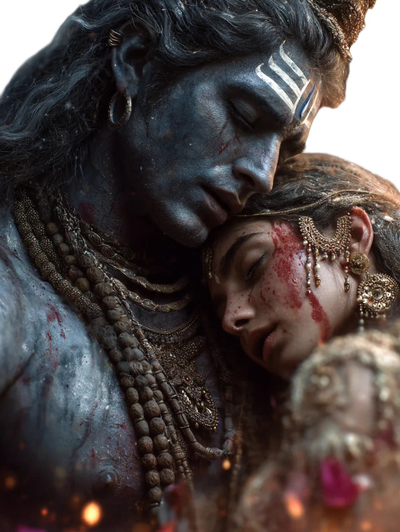 Shiva'S Sorrow Vinyl Car Decal Sticker – Waterproof & UV-Resistant 