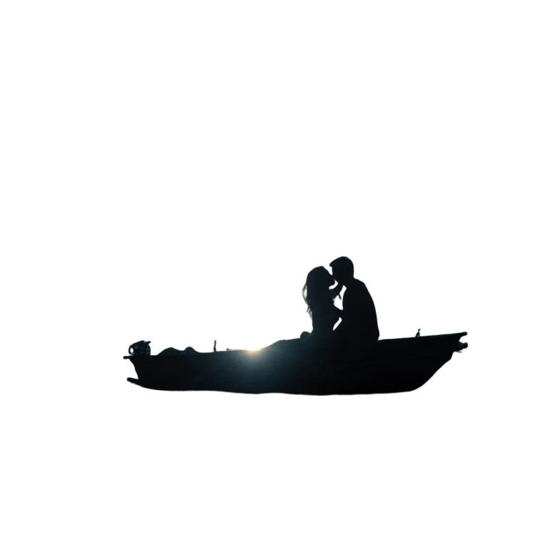 Lovers Embracing V3 Vinyl Car Decal Sticker – Waterproof & UV-Resistant 