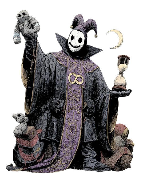 Cult Clown Mystic Vinyl Car Decal Sticker – Waterproof & UV-Resistant 