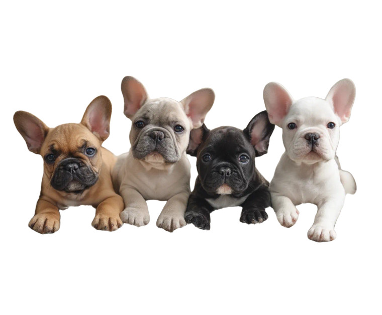 French Bulldog Puppies Vinyl Car Decal Sticker – Waterproof & UV-Resistant 