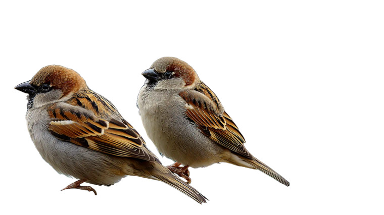 Sparrows At Paris Vinyl Car Decal Sticker – Waterproof & UV-Resistant 