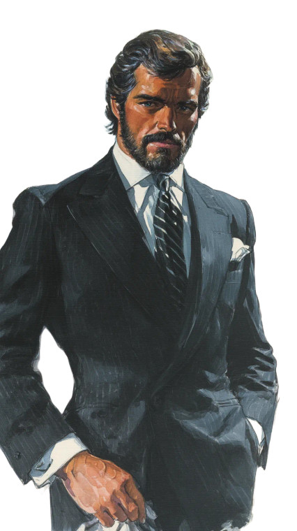 Handsome Wealthy Bodybuilder Vinyl Car Decal Sticker – Waterproof & UV-Resistant 