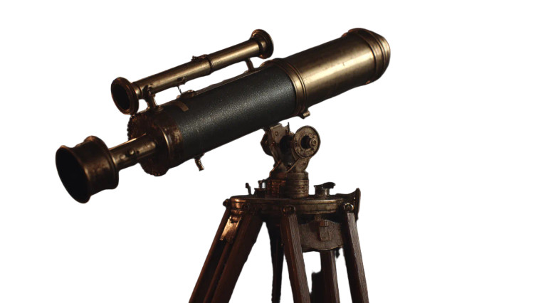 Early Telescope Vinyl Car Decal Sticker – Waterproof & UV-Resistant 