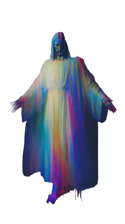 Divine Mercy Jesus V4 Vinyl Car Decal Sticker – Waterproof & UV-Resistant 
