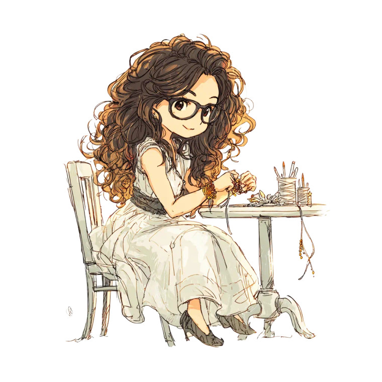 Chibi Anime Girl V17 Vinyl Car Decal Sticker – Waterproof & UV-Resistant 