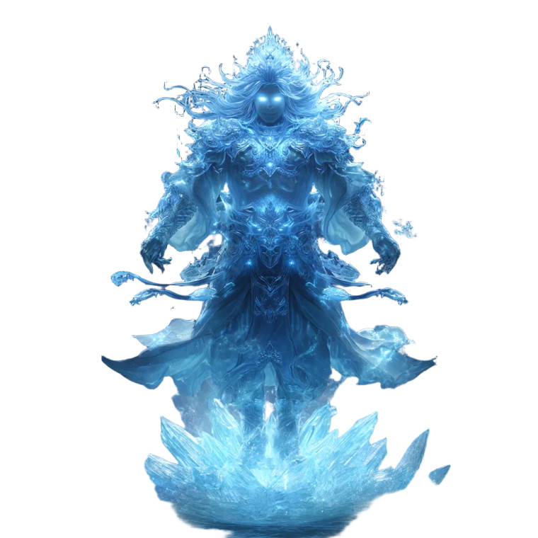 Ancient Ice Warrior V2 Vinyl Car Decal Sticker – Waterproof & UV-Resistant 