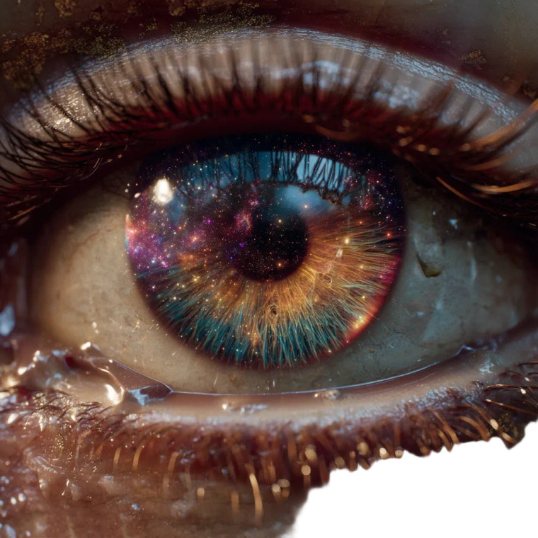 Galactic Eye V2 Vinyl Car Decal Sticker – Waterproof & UV-Resistant 