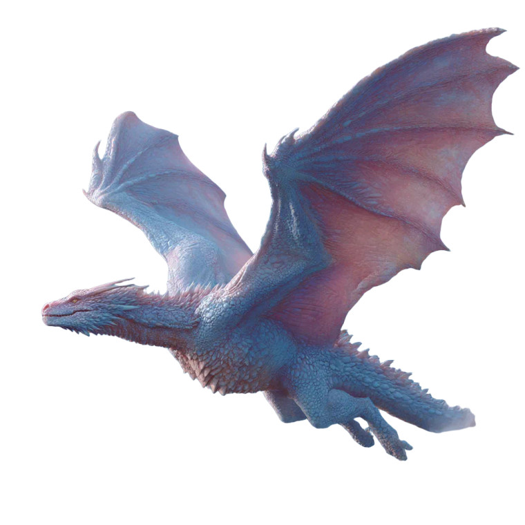 Pastel Dragon Flight Vinyl Car Decal Sticker – Waterproof & UV-Resistant 
