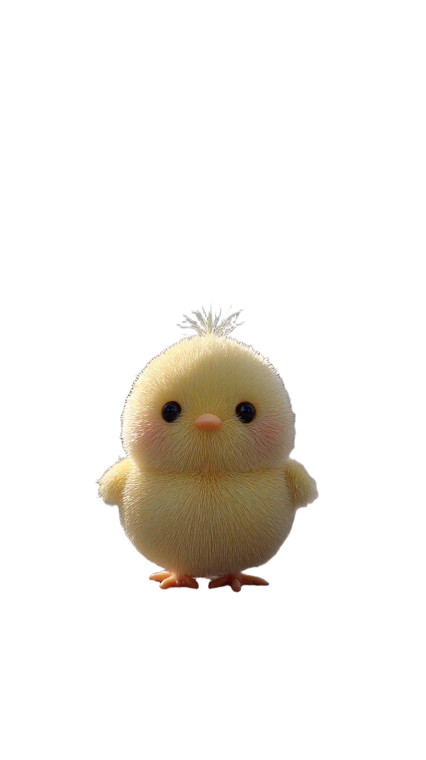 Baby Yellow Chicken Vinyl Car Decal Sticker – Waterproof & UV-Resistant 