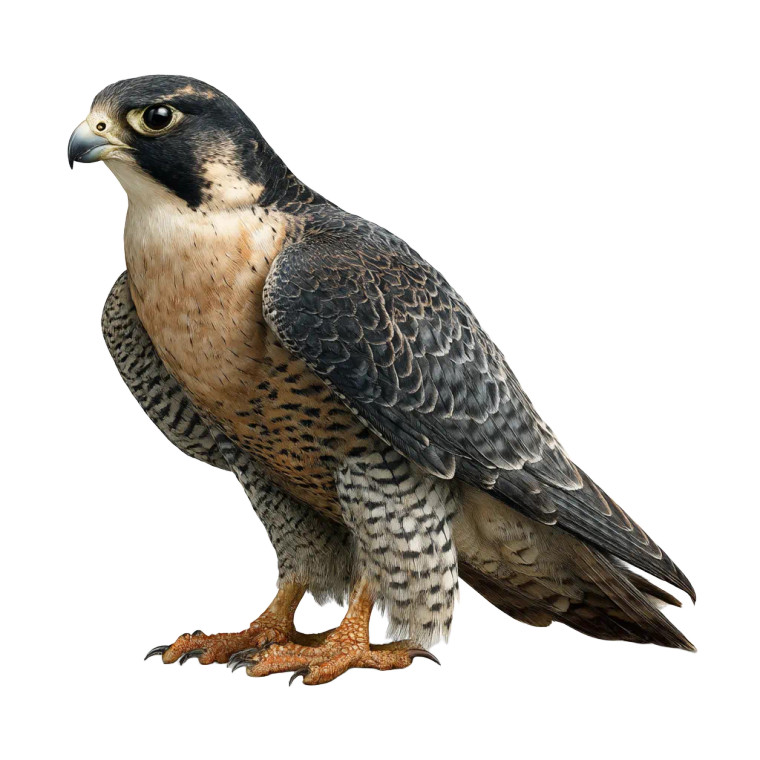 Peregrine Falcon V3 Vinyl Car Decal Sticker – Waterproof & UV-Resistant 