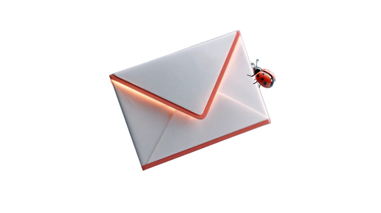 Whimsical Flying Envelope Vinyl Car Decal Sticker – Waterproof & UV-Resistant 