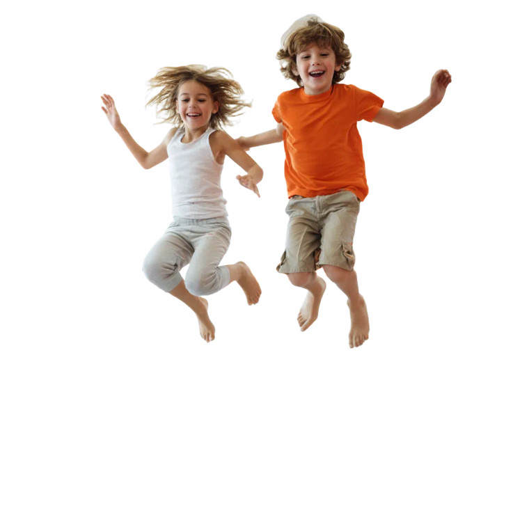 Joyful Trampoline Kids Vinyl Car Decal Sticker – Waterproof & UV-Resistant 