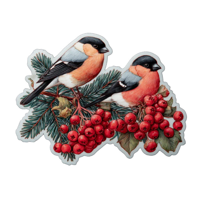 Bullfinches On Branch Vinyl Car Decal Sticker – Waterproof & UV-Resistant  Bullfinches On Branch Vinyl Car Decal Sticker – Waterproof & UV-Resistant