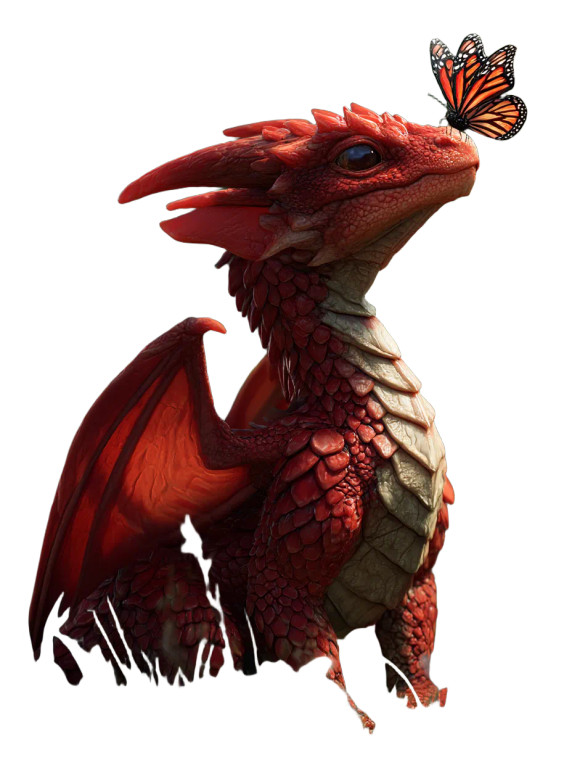 Springtime Dragon Encounter Vinyl Car Decal Sticker – Waterproof & UV-Resistant 