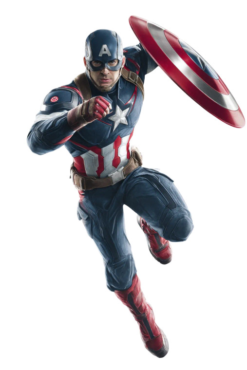 Captain America Pose V2 Vinyl Car Decal Sticker – Waterproof & UV-Resistant 