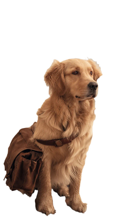 Golden Retriever Voyager Vinyl Car Decal Sticker – Waterproof & UV-Resistant 