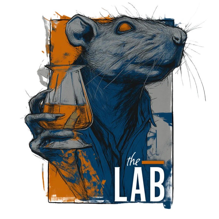 The Lab Sign V2 Vinyl Car Decal Sticker – Waterproof & UV-Resistant 