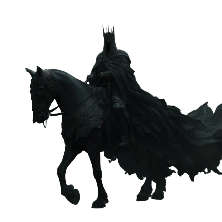 Dark Knight King Vinyl Car Decal Sticker – Waterproof & UV-Resistant 