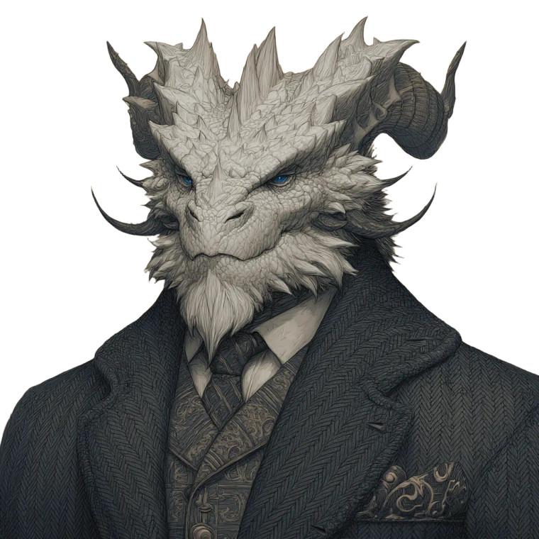 Dragonborn Gangster Vinyl Car Decal Sticker – Waterproof & UV-Resistant 