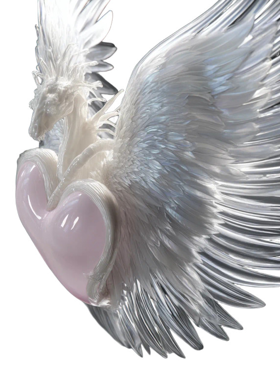 Blue Angel Wings Vinyl Car Decal Sticker – Waterproof & UV-Resistant 