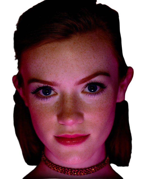 Ginger Cinematic Beauty Vinyl Car Decal Sticker – Waterproof & UV-Resistant 