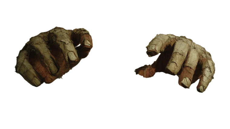 Giant Marionette Hands Vinyl Car Decal Sticker – Waterproof & UV-Resistant 