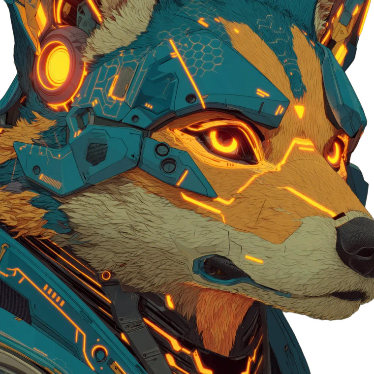 Cybernetic Dingo Hybrid V3 Vinyl Car Decal Sticker – Waterproof & UV-Resistant 