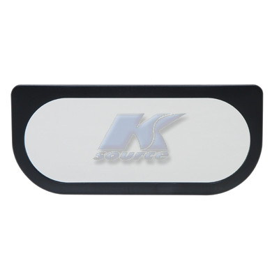 Enhance Your Ride with ECE Qualified Oval Vanity Mirror | Clip On for Easy Install | Black Finish