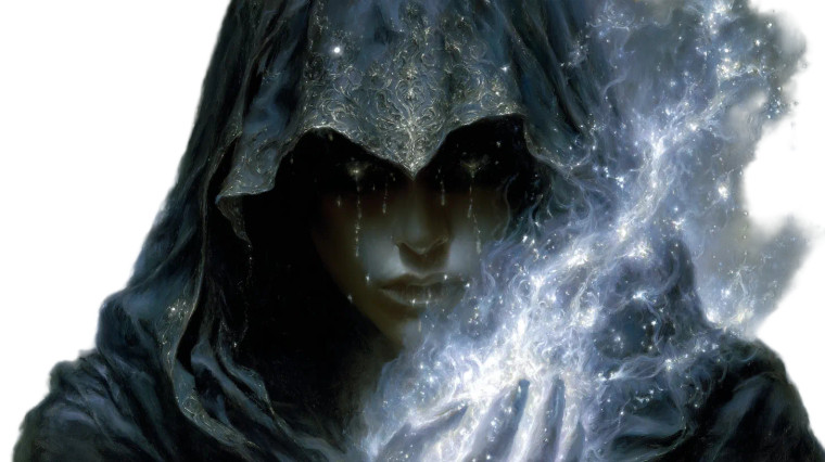 Hooded Mystical Figure Vinyl Car Decal Sticker – Waterproof & UV-Resistant 
