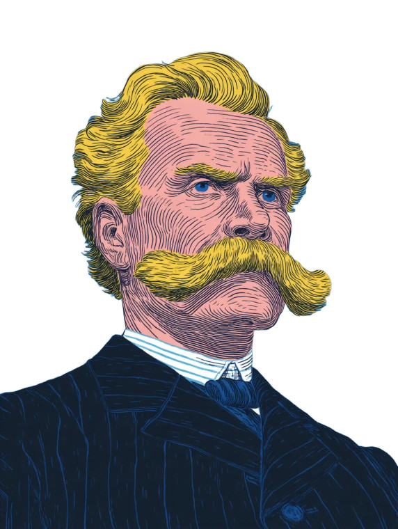 Nietzsche Portrait Vinyl Car Decal Sticker – Waterproof & UV-Resistant 