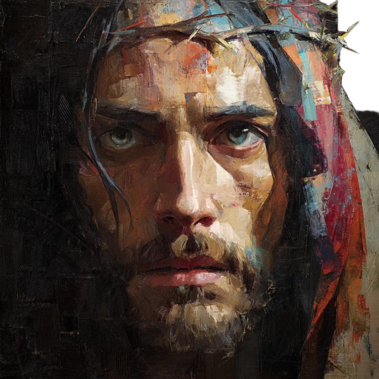 Jesus V4 Vinyl Car Decal Sticker – Waterproof & UV-Resistant 