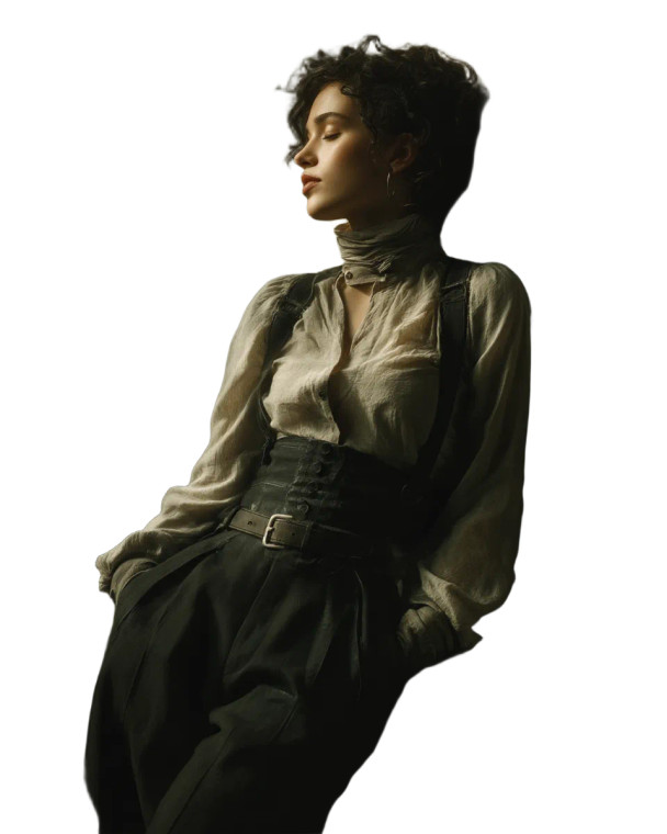 Urban Attire Woman Vinyl Car Decal Sticker – Waterproof & UV-Resistant 