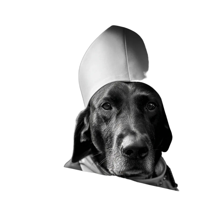 Pope'S Labrador Vinyl Car Decal Sticker – Waterproof & UV-Resistant 