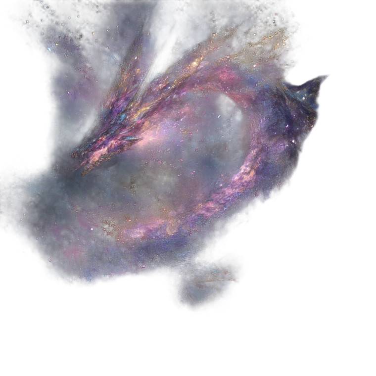Cosmic Space Dragon Vinyl Car Decal Sticker – Waterproof & UV-Resistant 