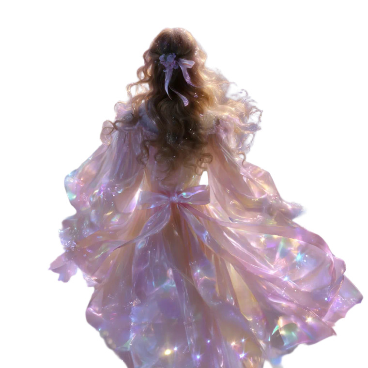 Dreamy Pastel Portrait Vinyl Car Decal Sticker – Waterproof & UV-Resistant 