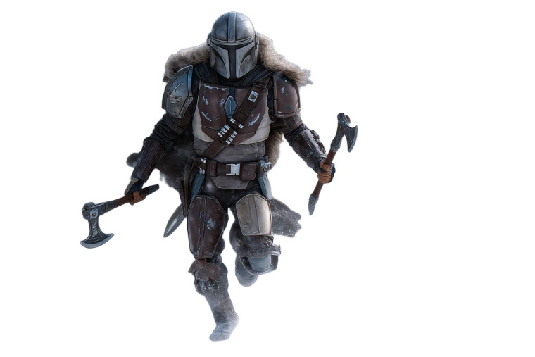 Viking Mandalorian Vinyl Car Decal Sticker – Waterproof & UV-Resistant 