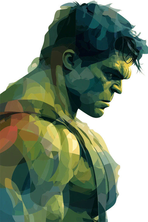 Boho Hulk Poster Vinyl Car Decal Sticker – Waterproof & UV-Resistant 