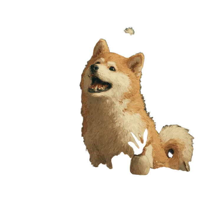 Happy Shiba Dog V3 Vinyl Car Decal Sticker – Waterproof & UV-Resistant 