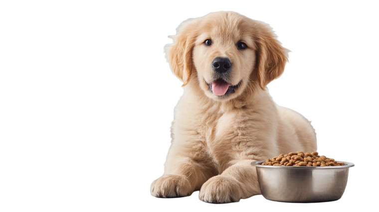 Golden Retriever Puppy V38 Vinyl Car Decal Sticker – Waterproof & UV-Resistant 