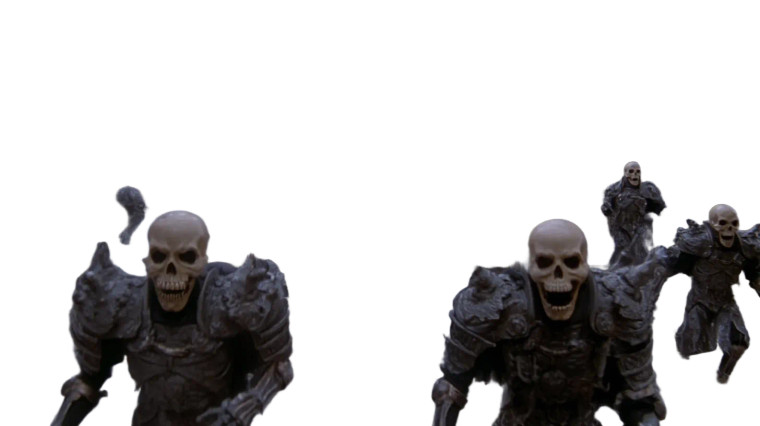 Skeletal Undead Charge Vinyl Car Decal Sticker – Waterproof & UV-Resistant 