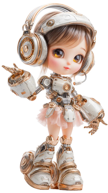 Ai Female Robot Vinyl Car Decal Sticker – Waterproof & UV-Resistant 