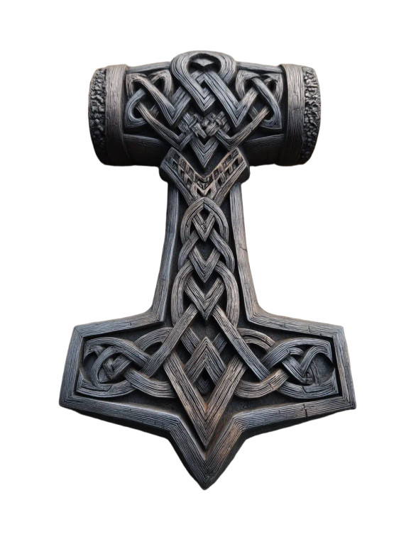 Thor'S Steel Hammer Vinyl Car Decal Sticker – Waterproof & UV-Resistant 