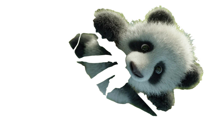 Playful Panda V2 Vinyl Car Decal Sticker – Waterproof & UV-Resistant 