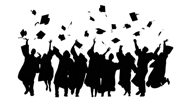 Graduating Students V4 Vinyl Car Decal Sticker – Waterproof & UV-Resistant 